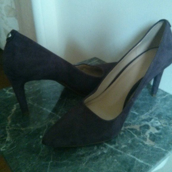 Michael Michael Kors Purple Suede Pumps Size 8 - Picture 4 of 16